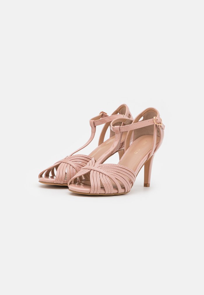 Sandales Anna Field High Rose Clair Femme | MQE-7165989